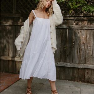 Jenni kayne Elegant White Summer Dress